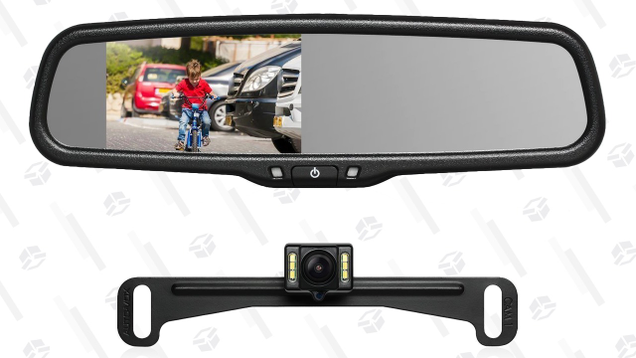 Auto-Vox Rearview Camera and Mirror Kit | $98 | Amazon | Promo code FMV7F6LK